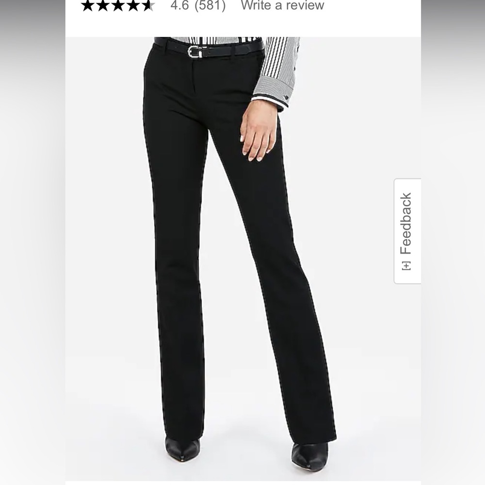 NWT Express mid rise barely boot columnist pant size 0 short